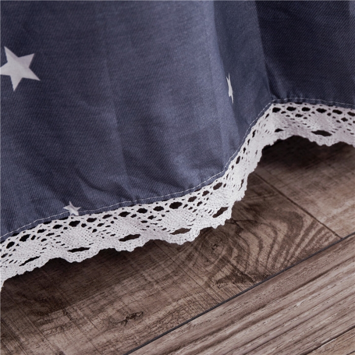 91家纺网 家纺一手货源 找家纺 纽缦 2021新款上下边单件夹棉床裙 魔力时代