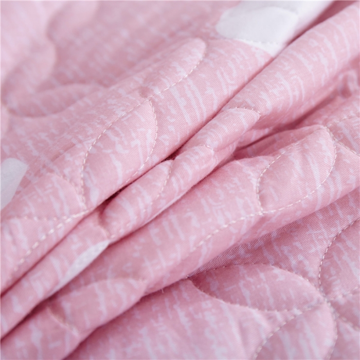 91家纺网 家纺一手货源 找家纺 纽缦 2021新款上下边单件夹棉床裙 清新物语