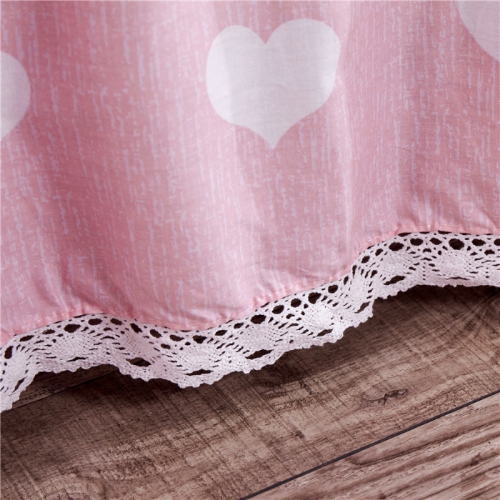 91家纺网 家纺一手货源 找家纺 纽缦 2021新款上下边单件夹棉床裙 清新物语