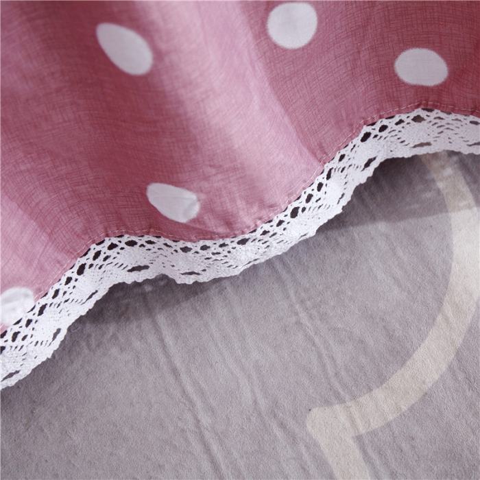 91家纺网 家纺一手货源 找家纺 纽缦 2021新款上下边单件夹棉床裙 甜点日记