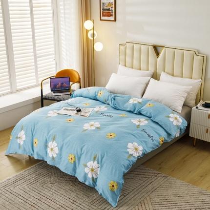 91家纺网 家纺一手货源 找家纺 （总）纽缦 2021新款上下边夹棉床裙四件套