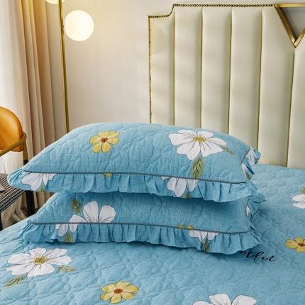 91家纺网 家纺一手货源 找家纺 （总）纽缦 2021新款上下边夹棉单枕套