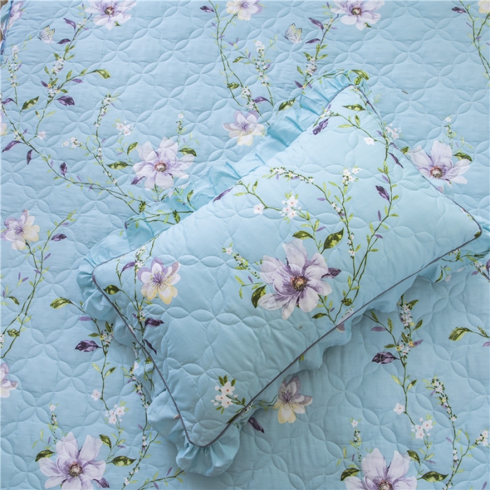 91家纺网 家纺一手货源 找家纺 纽缦 2021新款上下边夹棉单枕套 芬芳兰