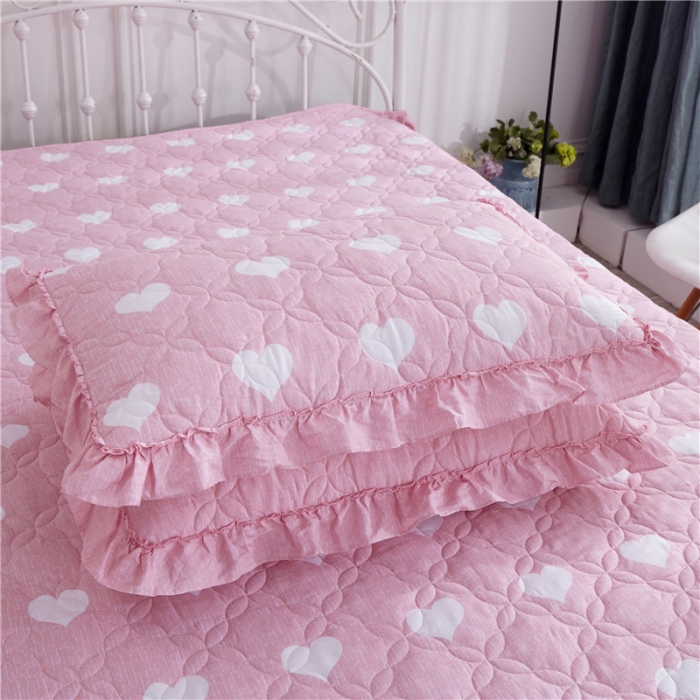 91家纺网 家纺一手货源 找家纺 纽缦 2021新款上下边夹棉单枕套 清新物语