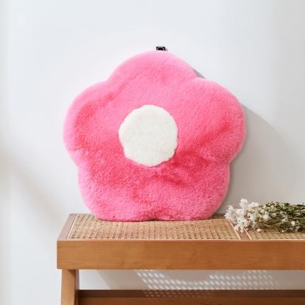 91家纺网 家纺一手货源 找家纺 总希诺2021新ins大兔绒花朵记忆棉坐垫北欧风民宿风可拆洗