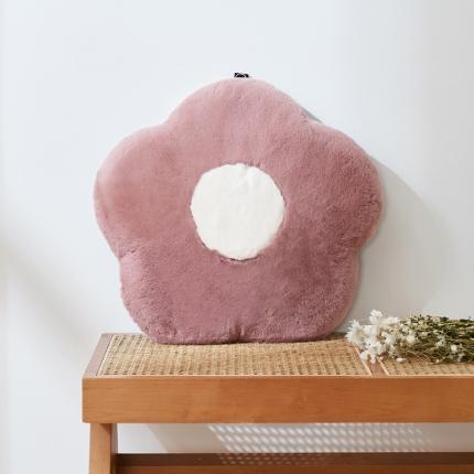 91家纺网 家纺一手货源 找家纺 总希诺2021新ins大兔绒花朵记忆棉坐垫北欧风民宿风可拆洗