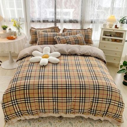 91家纺网 家纺一手货源 找家纺 （总）金爱家 2021新款250克牛奶绒四件套