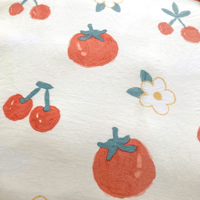 91家纺网 家纺一手货源 找家纺 金爱家 2021新款250克牛奶绒四件套 喜气洋洋白