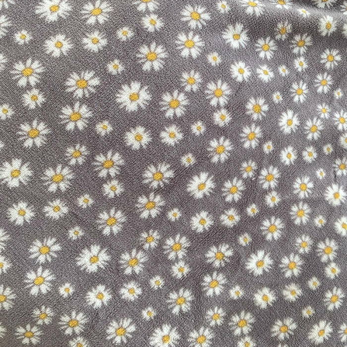 91家纺网 家纺一手货源 找家纺 金爱家 2021新款250克牛奶绒四件套 小雏菊灰