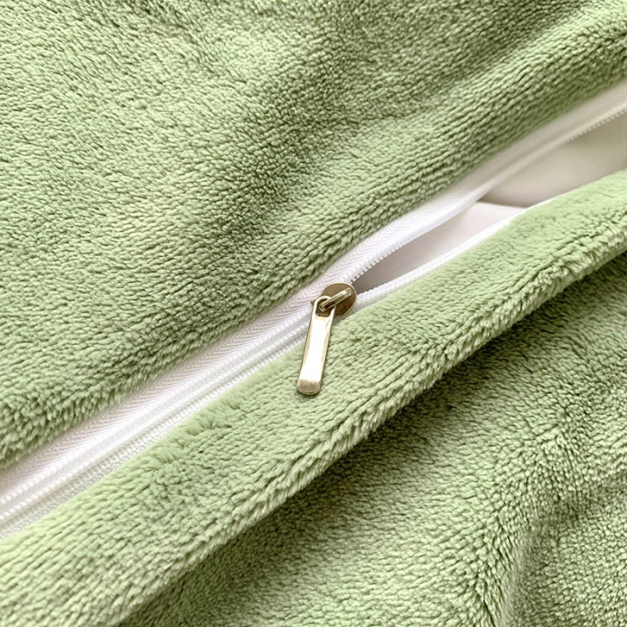 91家纺网 家纺一手货源 找家纺 金爱家 2021新款250克牛奶绒四件套 小雏菊绿