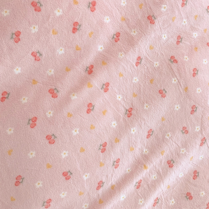 91家纺网 家纺一手货源 找家纺 金爱家 2021新款250克牛奶绒四件套 樱花草