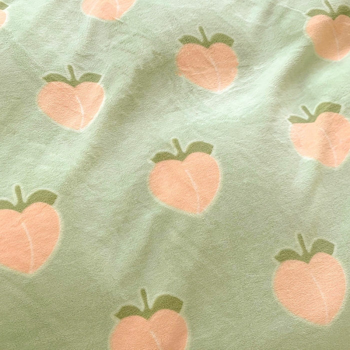 91家纺网 家纺一手货源 找家纺 金爱家 2021新款250克牛奶绒四件套 蜜桃绿