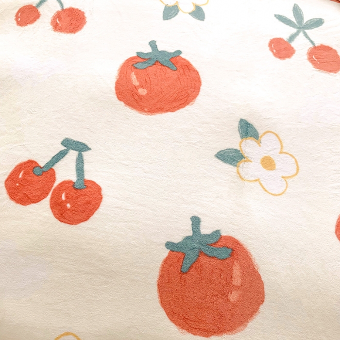 91家纺网 家纺一手货源 找家纺 金爱家 2021新款250克牛奶绒四件套 喜气洋洋白