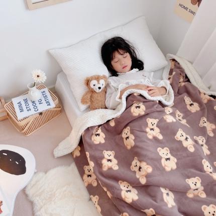 91家纺网 家纺一手货源 找家纺 （总）鱼宝 2021新款牛奶绒+羊羔绒毯被