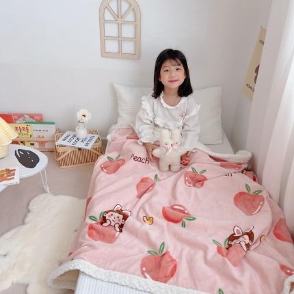 91家纺网 家纺一手货源 找家纺 （总）鱼宝 2021新款牛奶绒+羊羔绒毯被