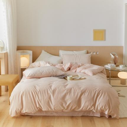 91家纺网 家纺一手货源 找家纺 （总）梦享生活家居 2021新款麻花丽丝绒四件套