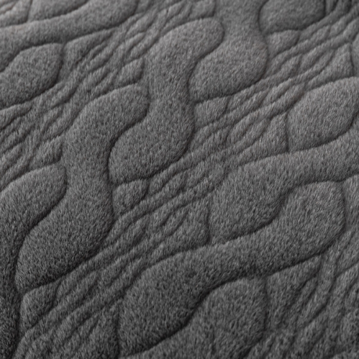 91家纺网 家纺一手货源 找家纺 凯轩毛毛毯毯子 仿裘皮毛毛毯毯子 绅士灰