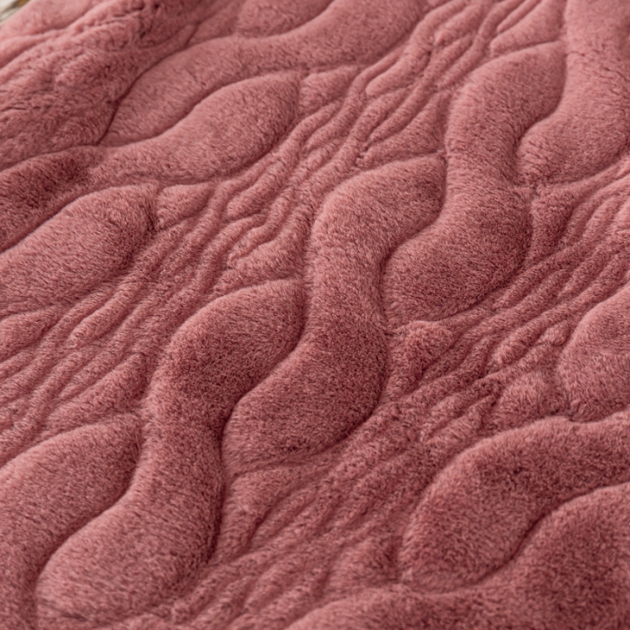 91家纺网 家纺一手货源 找家纺 凯轩毛毛毯毯子 仿裘皮毛毛毯毯子 藕粉