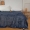 91家纺网 家纺一手货源 找家纺 （总）曼维尔2021新款330g同色水晶绒包边毛毯午睡双面毯