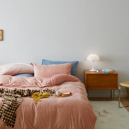 91家纺网 家纺一手货源 找家纺 （总）2021新款高克重简约北欧风牛奶绒天鹅绒法莱绒四件套