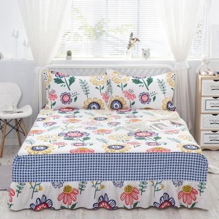 91家纺网 家纺一手货源 找家纺 （总）爱妮玖玖 2025新款夏风系列单品单层床裙