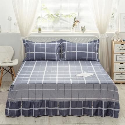 91家纺网 家纺一手货源 找家纺 （总）爱妮玖玖 2025新款夏风系列单品单层床裙