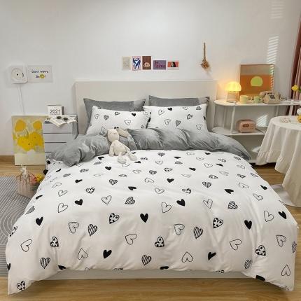 91家纺网 家纺一手货源 找家纺 （总）子钦家纺 2023新款赫本风棉加绒牛奶绒四件套