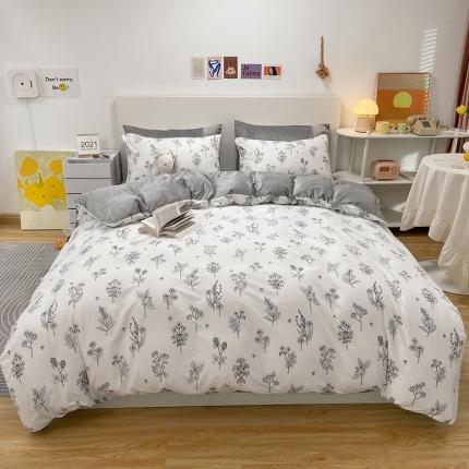 91家纺网 家纺一手货源 找家纺 （总）子钦家纺 2023新款赫本风棉加绒牛奶绒四件套