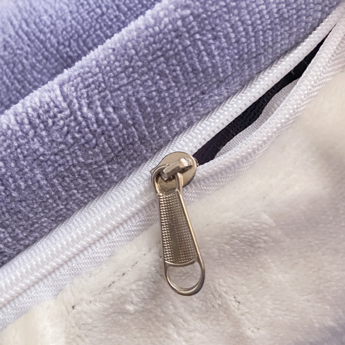 91家纺网 家纺一手货源 找家纺 安哆啦2021新款230g毛巾绣牛奶绒花边四件套小花花黛紫色