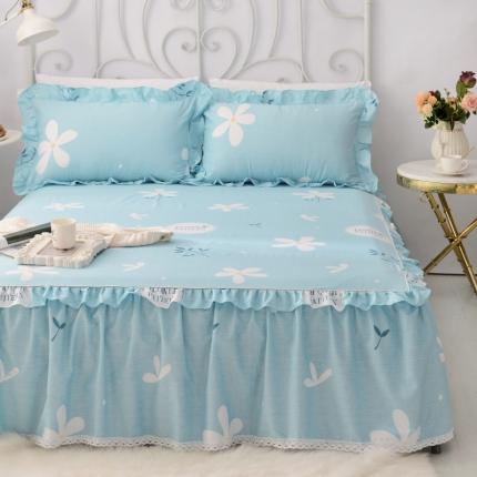 （总）爱妮玖玖 单品床罩类5-2：全棉暖冬系列小蕾丝单层床裙