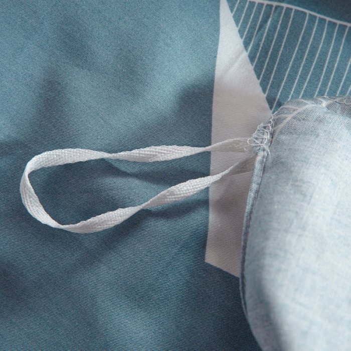 91家纺网 家纺一手货源 找家纺 凌云家纺 2025新款全棉学生全包床笠三件套 英伦时尚-灰