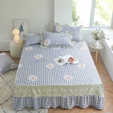 91家纺网 家纺一手货源 找家纺 （总）爱妮玖玖 2021新款萌夏卡通单层床裙