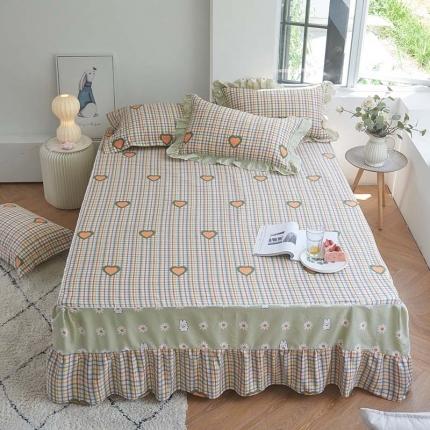 91家纺网 家纺一手货源 找家纺 （总）爱妮玖玖 2021新款萌夏卡通单层床裙