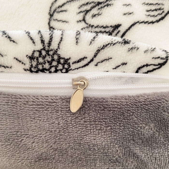 91家纺网 家纺一手货源 找家纺 上尚居 2022新款加厚保暖牛奶绒四件套 赫本花