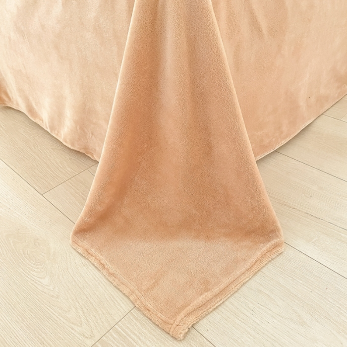 91家纺网 家纺一手货源 找家纺 上尚居 2022新款加厚保暖牛奶绒四件套 动物世界