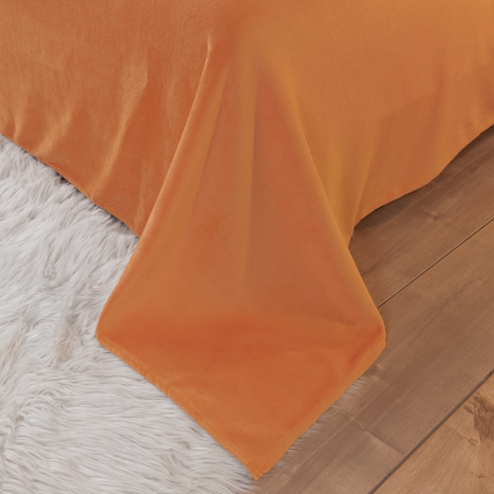 91家纺网 家纺一手货源 找家纺 上尚居 2022新款加厚保暖牛奶绒四件套 时尚经典咖