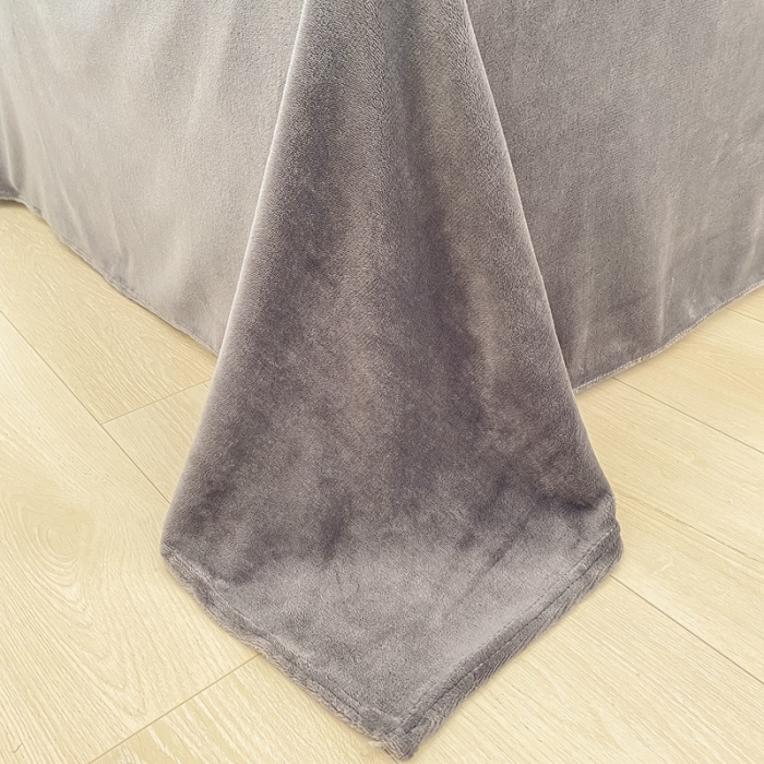 91家纺网 家纺一手货源 找家纺 上尚居 2022新款加厚保暖牛奶绒四件套 甜蜜波点