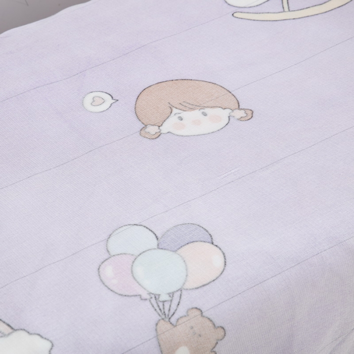 91家纺网 家纺一手货源 找家纺 乐秀家纺 2023新款牛奶绒幼儿园被子六套件 快乐童年