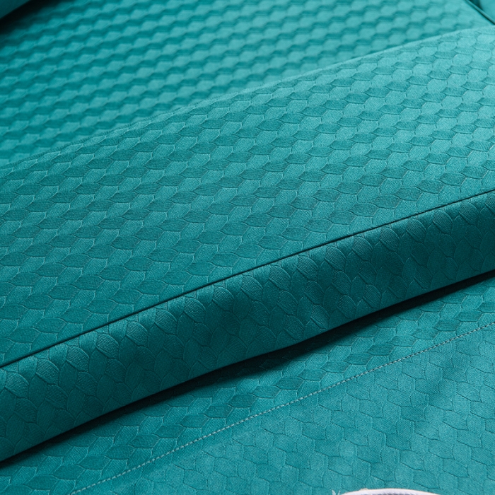 91家纺网 家纺一手货源 找家纺 不打烊家纺 2021新款焕彩尼美容床罩-时尚之约 孔雀蓝