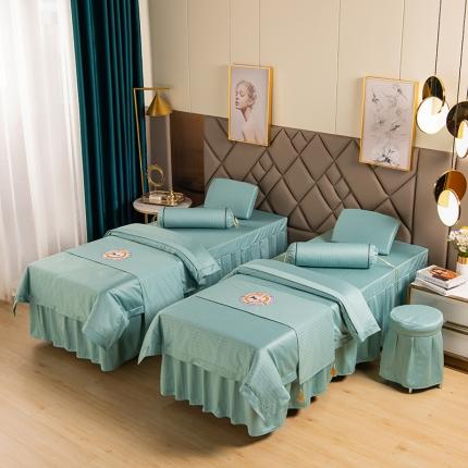 不打烊家纺 2021新款焕彩尼美容床罩-时尚之约 浅绿