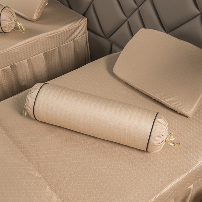 91家纺网 家纺一手货源 找家纺 不打烊家纺 2021新款焕彩尼美容床罩-时尚之约 驼