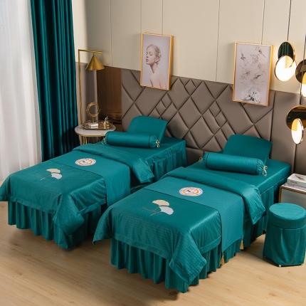 91家纺网 家纺一手货源 找家纺 （总）不打烊家纺 2021新款焕彩尼美容床罩-银杏花开