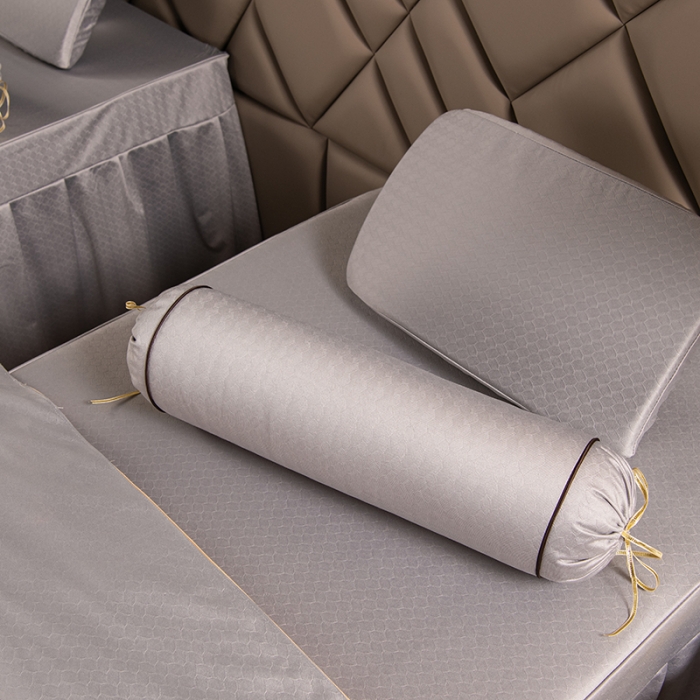 91家纺网 家纺一手货源 找家纺 不打烊家纺 2021新款焕彩尼美容床罩-银杏花开 灰色