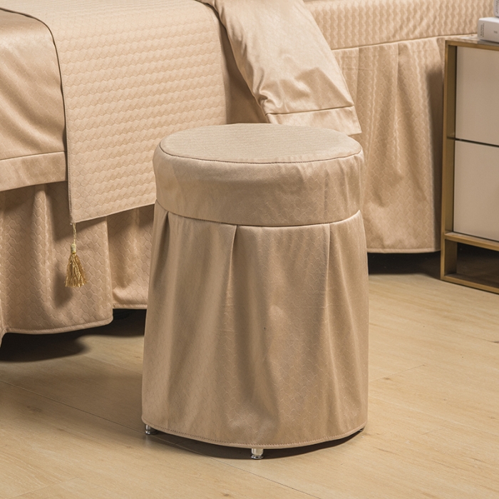 91家纺网 家纺一手货源 找家纺 不打烊家纺 2021新款焕彩尼美容床罩-银杏花开 驼色