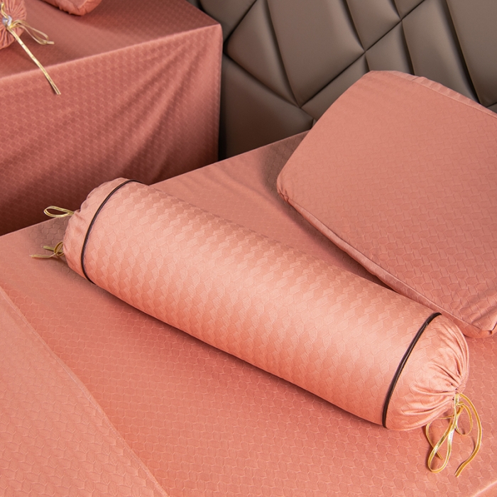 91家纺网 家纺一手货源 找家纺 不打烊家纺 2021新款焕彩尼美容床罩-银杏花开床单款 玉色