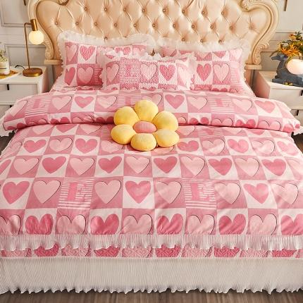 91家纺网 家纺一手货源 找家纺 （总）宜凡 2023新款全棉印花床盖四件套