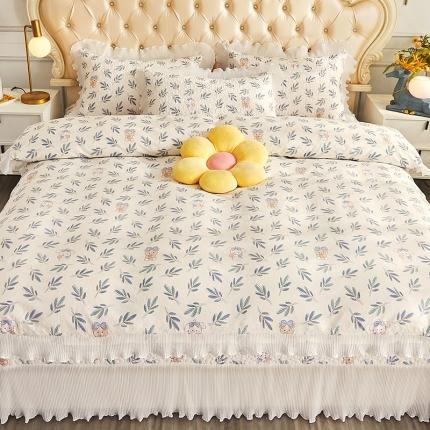 91家纺网 家纺一手货源 找家纺 （总）宜凡 2023新款全棉印花床盖四件套