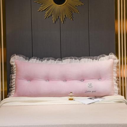 91家纺网 家纺一手货源 找家纺 总一兰水晶绒床头靠垫花边款靠枕榻榻米飘窗抱枕可拆洗-安妮系列