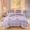 91家纺网 家纺一手货源 找家纺 金爱家2021新款230克毛巾绣牛奶绒花边四件套 小花花-丁香紫