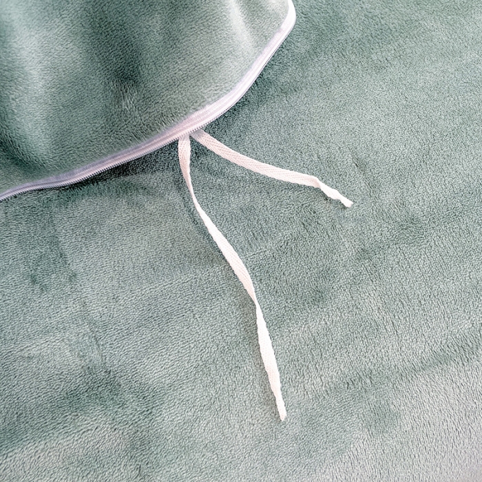 91家纺网 家纺一手货源 找家纺 金爱家2021新款荷叶边立体雕花绒暖绒四件套 绿色